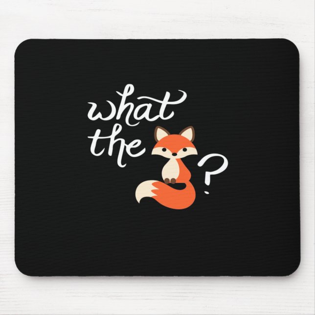 Mousepad Que Raposa Bebê (Frente)