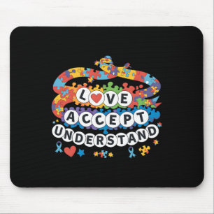 Mousepad Quebra-cabeça Autismo Sensibilização Amizade Brace