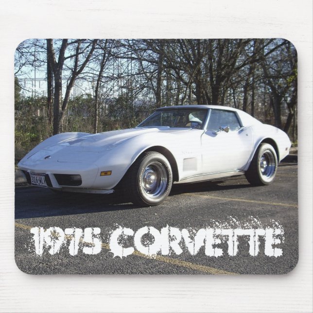 Mousepad quebra-cabeça de 1975 Corvette Stingray (Frente)