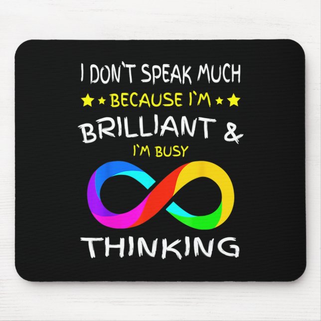 Mousepad Quebra-cabeça de Consciência Autismo Piece Rainbow (Frente)