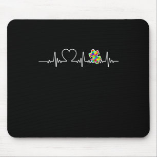 Mousepad Quebra-cabeça de Coração Piece Heartbeat Legal