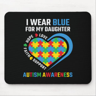 Mousepad Quebra-cabeça I Visto Azul Para Minha Filha Awaren