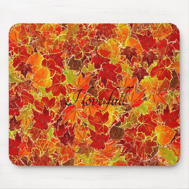 Mousepad Quebra da vesícula/Folhas do outono (Frente)