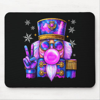 Mousepad Quebra-Nozes Roxo Soprando Chiclete Natal Fofo