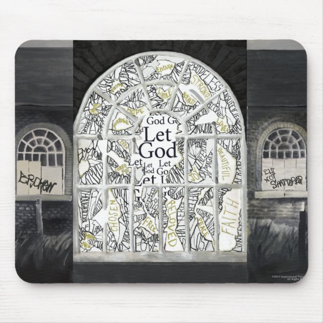 Mousepad quebrado mas não quebrado (Frente)