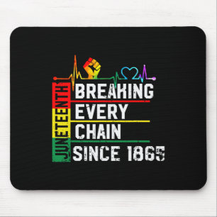 Mousepad Quebrando Todas as Correntes Desde 1865 Junzeenth