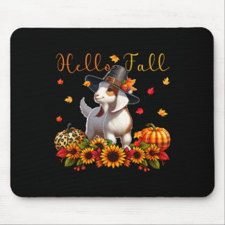 Mousepad Queda Ação de Graças Capa Figurume Autumn Leopardo