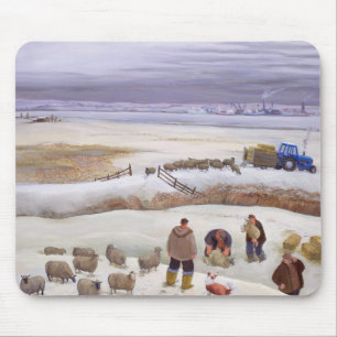 Mousepad Queda de neve do inverno
