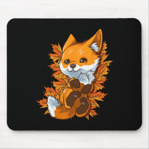 Mousepad Queda do outono do Baby Fox Baby