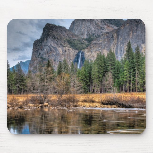 Mousepad Quedas cénicos de Yosemite (Frente)