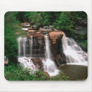 Mousepad Quedas de Blackwater, Virgínia Ocidental, cênico,