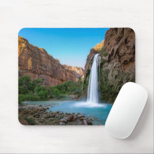 Mousepad Quedas   Havasu Falls ao pôr do sol