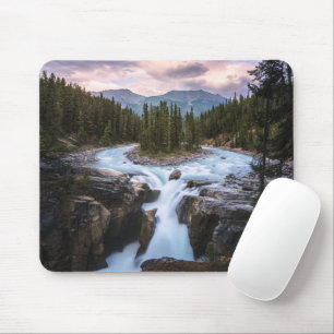 Mousepad Quedas Jasper National Park, Canadá