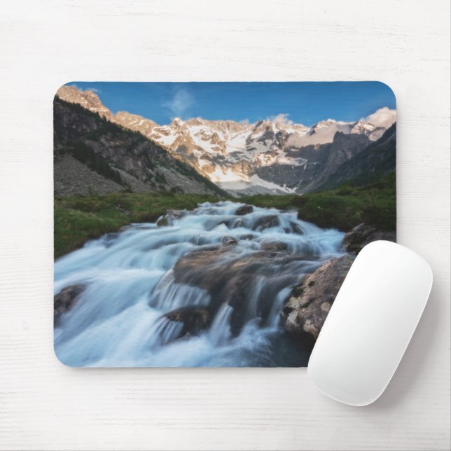 Mousepad Quedas | Lago Aviolo, Itália (Com mouse)