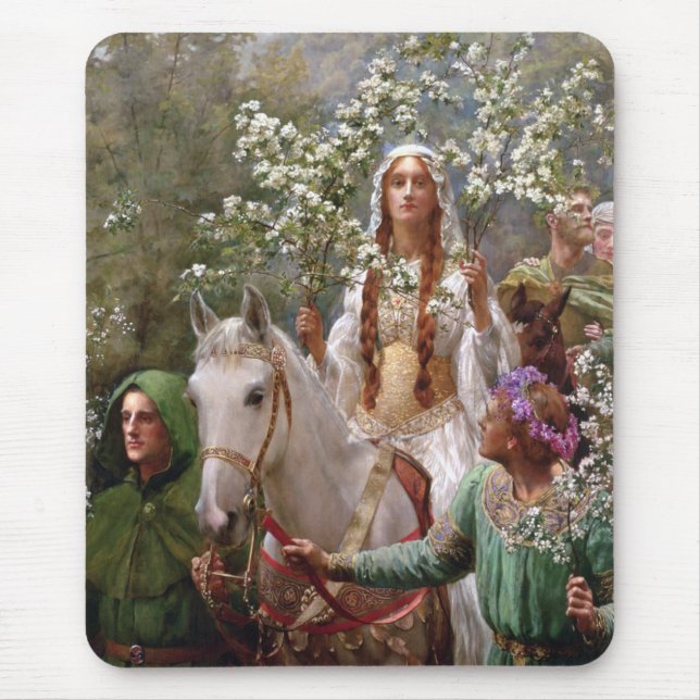 Mousepad Queen Guinevere's Maying c. 1900, por John Collier (Frente)