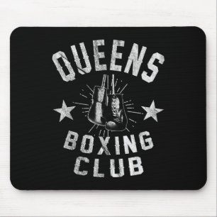 Mousepad Queens Boxing Club - Boxer em Vintage