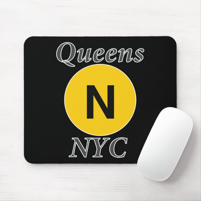 Mousepad Queens NYC N Train (Com mouse)
