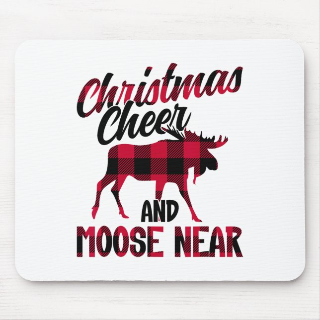 Mousepad Queijo De Natal E Alce Próximo - Alce 2 (Frente)