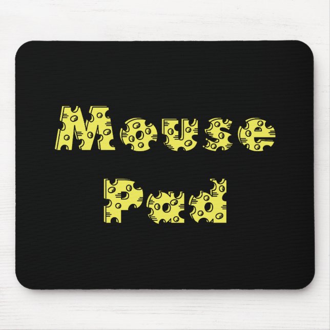 Mousepad Queijo suíço (Frente)