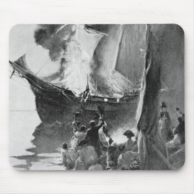 Mousepad Queimadura do Gaspee (Frente)