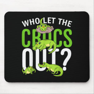 Mousepad Quem Deixou os Crocs Sair_ Camiseta Divertida de C