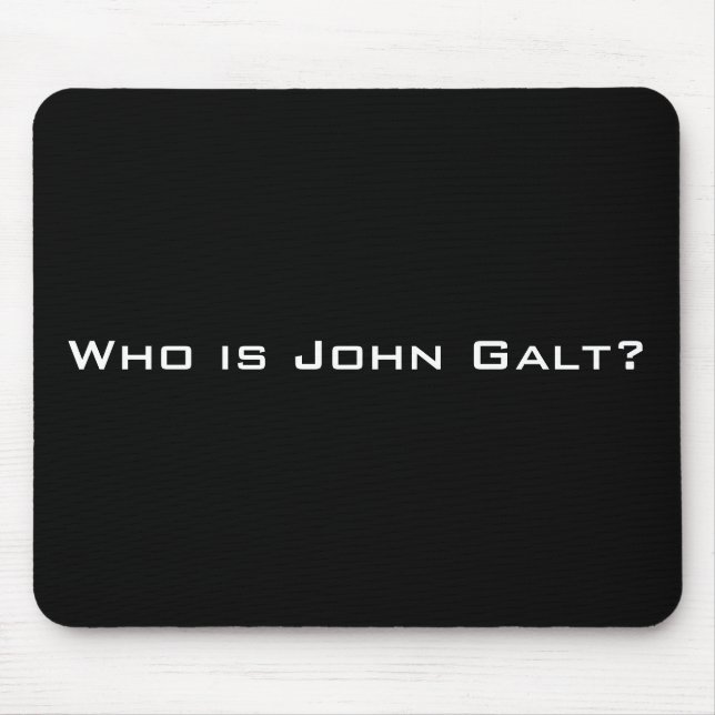 Mousepad Quem é John Galt? (Frente)