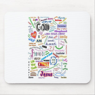 Mousepad Quem é… nomes do deus