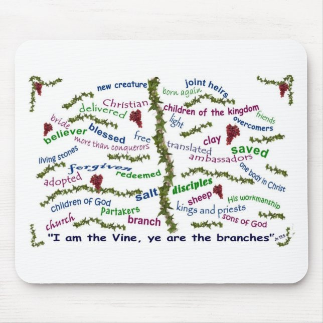 Mousepad Quem nós somos no cristo (Frente)