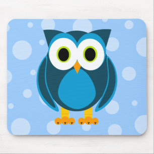 Mousepad Quem? Sr. Coruja Desenhos animados