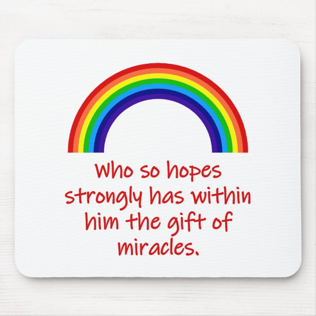 Mousepad Quem tanto espera (Frente)