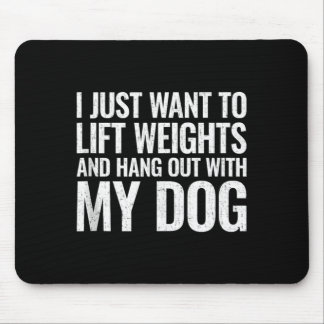 Mousepad Quer Acariciar os Cães Presente Divertido para Ama