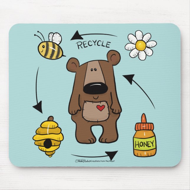Mousepad Querida Urso - O Reciclador (Frente)