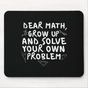Mousepad Querido Matemático Cresce Engraçado Problema Matem