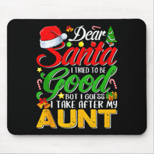 Mousepad Querido Papai Noel Eu Tentei Ser Bom Mas Eu Pego D