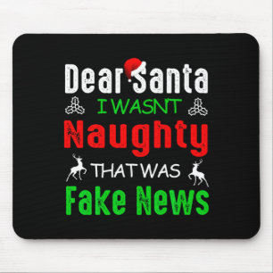 Mousepad Querido Papai Noel Não Fui Travesso Aquilo Foi Fak