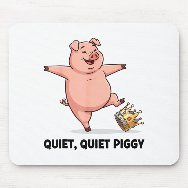 Mousepad Quiet Ggy Funny Litical Meme Anti-trump Design  (Frente)
