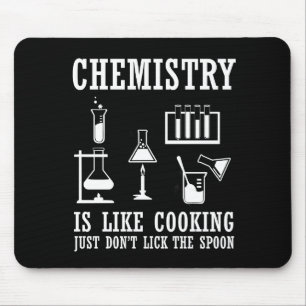 Mousepad química é como cozinhar