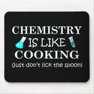 Mousepad química é como cozinhar