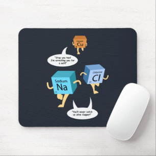 Mousepad Química Engraçada Nome Personalizado de Mesa Perió
