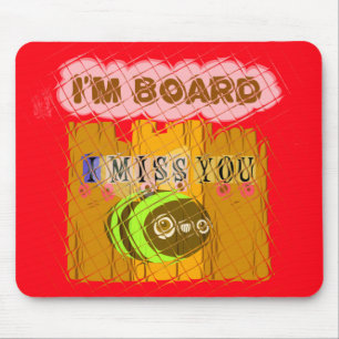 Mousepad Quirky Bee Art Impressão