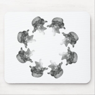 Mousepad Quiroterapia do teste padrão de Starburst da