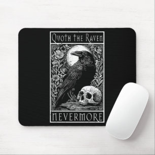 Mousepad Quoth the Raven - Nunca mais - Edgar Allan Poe art