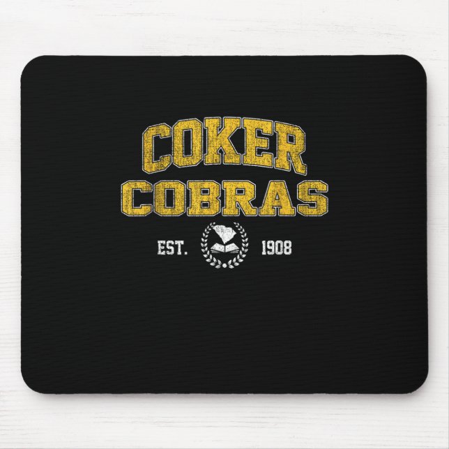 Mousepad R College Cobras Arch Retro Para Homens Mulheres (Frente)