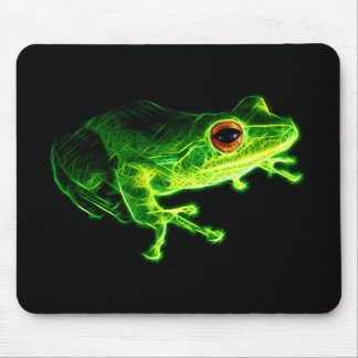 Mousepad Rã-Eletrônica-Verde-Néon - Descrição de Animal Glo
