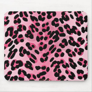 Mousepad RAB Rockabilly Pink Cheetah Impressão