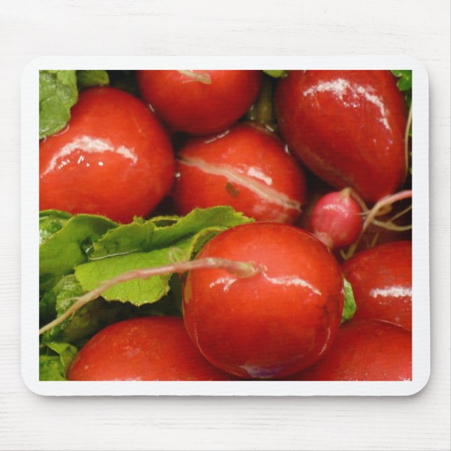 Mousepad Rabanete vermelho (Frente)