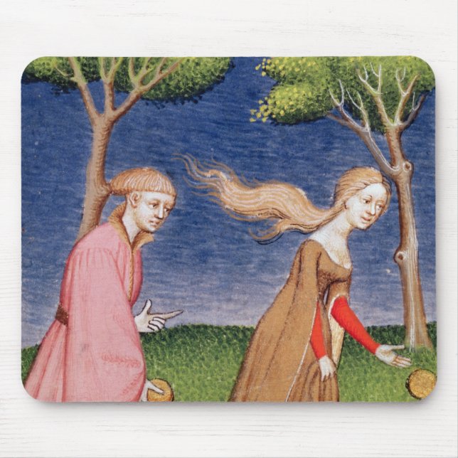 Mousepad Raças de Melanion contra Atalanta (Frente)