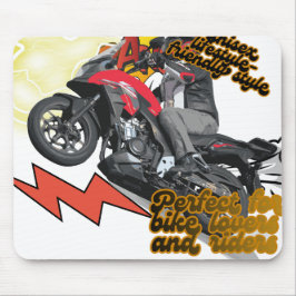 Mousepad Racing Bike Art