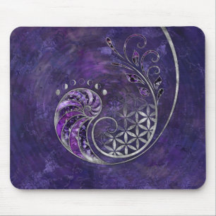 Mousepad Rácio do ouro - Ornamento Geométrico Sagrado