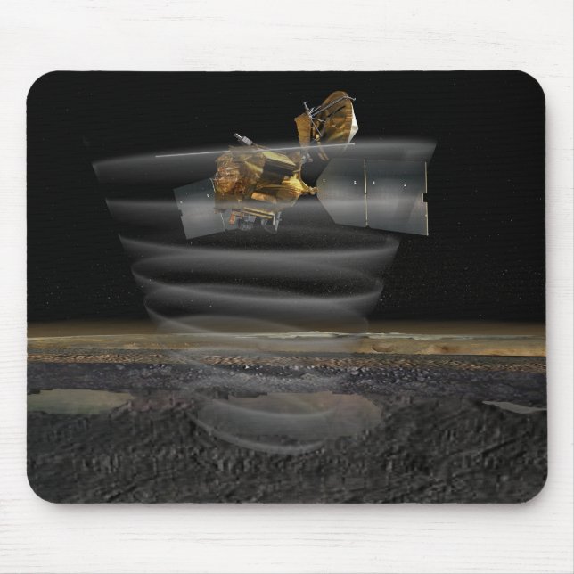 Mousepad Radar de Marte Reconnaissance Orbiter no Trabalho (Frente)